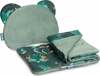 Vankri voodipesukomplekt Sensillo Velvet Paradise Emerald, roheline, 2 tk
