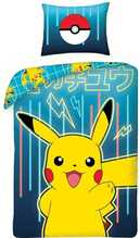 Laste voodipesukomplekt MCU Pokemon Pikachu, 140 x 200 cm, 2-osaline