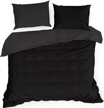 Voodipesukomplekt Eurofirany Nova Black, PTH-12, 200 x 220 cm, 3-osaline, must