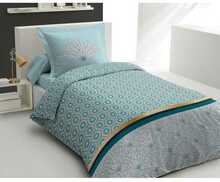 Voodipesukomplekt Home Linge Passion Louxor, 140 x 200 cm, 100 prots. puuvill, smaragdroheline