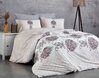 Voodipesukomplekt Pearl Home Daisy, 200 x 220 cm, 4-osaline, valge/punane/hall