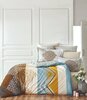 Voodipesukomplekt Pearl Home Julia, 200 x 220 cm, 4-osaline, sinine/pruun/valge