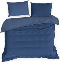 Voodipesukomplekt Eurofirany Nova Gran, PTH-06, 160 x 200 cm, 2 x 70 x 80 cm, 100 prots. puuvill, tumesinine, 3-osaline