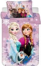 Beebi voodipesukomplekt Jerry Fabrics Frozen, 100 x 135 cm, 2-osaline, lilla