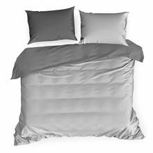 Voodipesukomplekt Eurofirany Nova3 Steel, 180 x 200 cm, 3-osaline, hall/tumehall