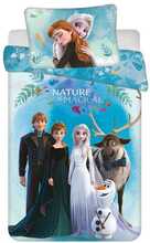Laste voodipesukomplekt Jerry Fabrics Frozen Blue, 100 x 135 cm, 2-osaline, sinine