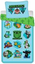 Laste voodipesukomplekt Jerry Fabrics Minecraft, 140 x 200 cm, 2-osaline