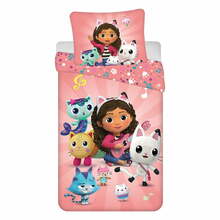 Laste voodipesukomplekt Jerry Fabrics Gabbys Dollhouse, 140 x 200 cm, 2-osaline