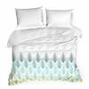 Voodipesukomplekt Eurofirany Shelly, 220 x 200 cm, 2 x 70 x 80 cm, sinine/valge/roheline