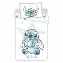 Laste voodipesukomplekt Jerry Fabrics Lilo and Stitch White Star, 100 x 135 cm, valge, 2-osaline