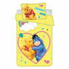 Laste voodipesukomplekt Jerry Fabrics Winnie the Pooh Smile, 135 x 100 cm, kollane, 2-osaline