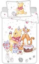 Laste voodipesukomplekt Jerry Fabrics WTP Birthday party, 100 x 135 cm, valge
