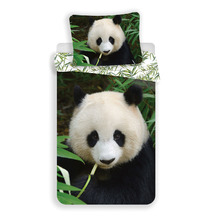 Laste voodipesukomplekt Jerry Fabrics Panda, 140 x 200 cm, 2-osaline