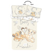 Laste voodipesukomplekt Jerry Fabrics Lion King Best Friends, 100 x 135 cm, 2-osaline, helekollane