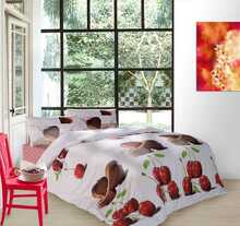 Voodipesukomplekt Faro Valentini, 160 x 200 cm, 3 osa, chocolate