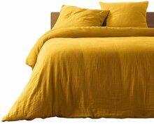Voodipesukomplekt Douceur d'Interieur Angelia, 240 x 220 cm, 3-osaline, kollane
