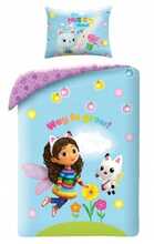 Laste voodipesukomplekt MCU Gabbys Dolls House, 140 x 200 cm, 2-osaline