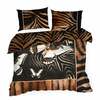 Voodipesukomplekt Eurofirany MH/POS/ST/EVA/18, 220 x 200 cm, 2 x 70 x 80 cm, pruun/must