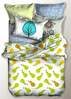 Voodipesukomplekt DecoKing Basic Lucky, 155 x 220 cm, 2-osaline, valge/roheline