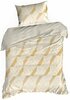 Voodipesukomplekt Eurofirany Aggie D91, 140 x 200 cm, 1 tk, kuldne/valge