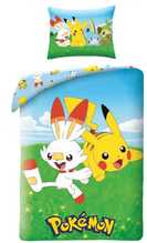Voodipesukomplekt Pokemon Gen 8 Starters, 140 x 200 cm, 2-osaline
