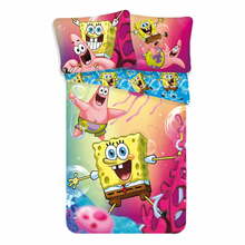 Laste voodipesukomplekt Jerry Fabrics Sponge Bob, 140 x 200 cm, 2-osaline