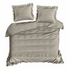 Voodipesukomplekt Eurofirany Reina23G, 160 x 200 cm, 2 x 70 x 80 cm, helepruun