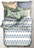 Voodipesukomplekt DecoKing Basic Narnia, 155 x 220 cm, 2-osaline, sinine/valge