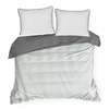 Voodipesukomplekt Eurofirany Lunara PTQ-03, 160 x 200 cm, valge/hall