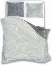 Voodipesukomplekt Faro Fashion 007, 160 x 200 cm, 2 x 70 x 80 cm, 100 prots. puuvill, 3-osaline, valge/hall