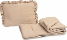 Vankri voodipesukomplekt Sensillo Muslin, beež