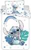 Laste voodipesukomplekt Jerry Fabrics Lilo and Stitch Rainbow, 135 x 100 cm, valge/sinine