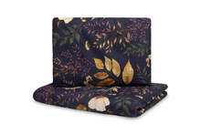Voodipesukomplekt Sensillo Floristika, 100 x 135 cm, 2-osaline, sinine/pruun