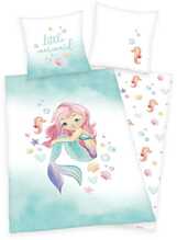 Laste voodipesukomplekt Herding Little Mermaid, 140 x 200 cm, 2-osaline
