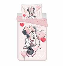 Laste voodipesu komplekt Disney Minnie Balloon, 140 x 200 cm, 2-osaline, roosa