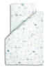 Voodipesukomplekt Sensillo Underwater World, 100 x 135 cm, 2-osaline, sinine/valge