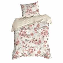 Voodipesukomplekt Eurofirany Classic Satin Spring 42, 160 x 200 cm, 70 x 80 cm, 2 tk, roosa/beež