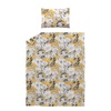 Voodipesukomplekt Domoletti Reine Flowers, 140 x 200 cm, kollane/hall