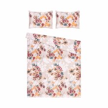 Voodipesukomplekt Domoletti Percale Silken Bloom, 160 x 200 cm, roosa