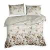 Voodipesukomplekt Eurofirany Classic Satin Spring 41, 160 x 200 cm, 70 x 80 cm, 2 tk, beež/heleroosa