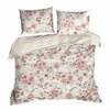 Voodipesukomplekt Eurofirany Classic Satin Spring PTE-159, 200 x 220 cm, roosa/beež
