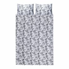 Voodipesukomplekt Domoletti MV-7502, 160 x 200 cm, valge/must