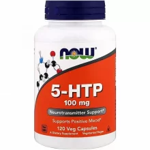 Now Foods 5-HTP 100 mg, 60 kapslit