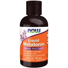 Now Foods vedel melatoniin, 3 mg, 59 ml