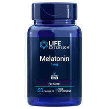 Life Extension melatoniin 1 mg, 60 kapslit