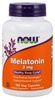 Melatoniin Now Foods 3 mg, 180 kapslit