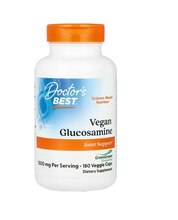 Doctor's Best Vegan glükoosamiinsulfaat, 750 mg, 180 kapslit