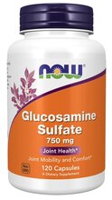 Now Foods glükoosamiinsulfaat 750 mg, 120 kapslit
