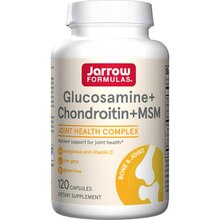 Jarrow Formulas glükoosamiin, kondroitiin ja MSM, 120 kapslit