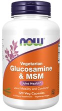 Now Foods glükoosamiin ja MSM, 120 kapslit